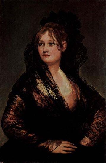 Francisco de Goya Portrat der Dona Isabel Cabos de Porcel Sweden oil painting art